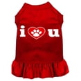 thumbnail image 1 of I Heart You Sérigraphie Robe Rouge 4X (22), 1 of 1