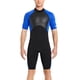 thumbnail image 1 of Yuarrent Traje de buceo de alta eficiencia a prueba de frío de nailon de estilo de manga corta, trajes de baño respetuosos con la piel, traje Deportes acuáticos Hombre Azul XXL, 1 of 6