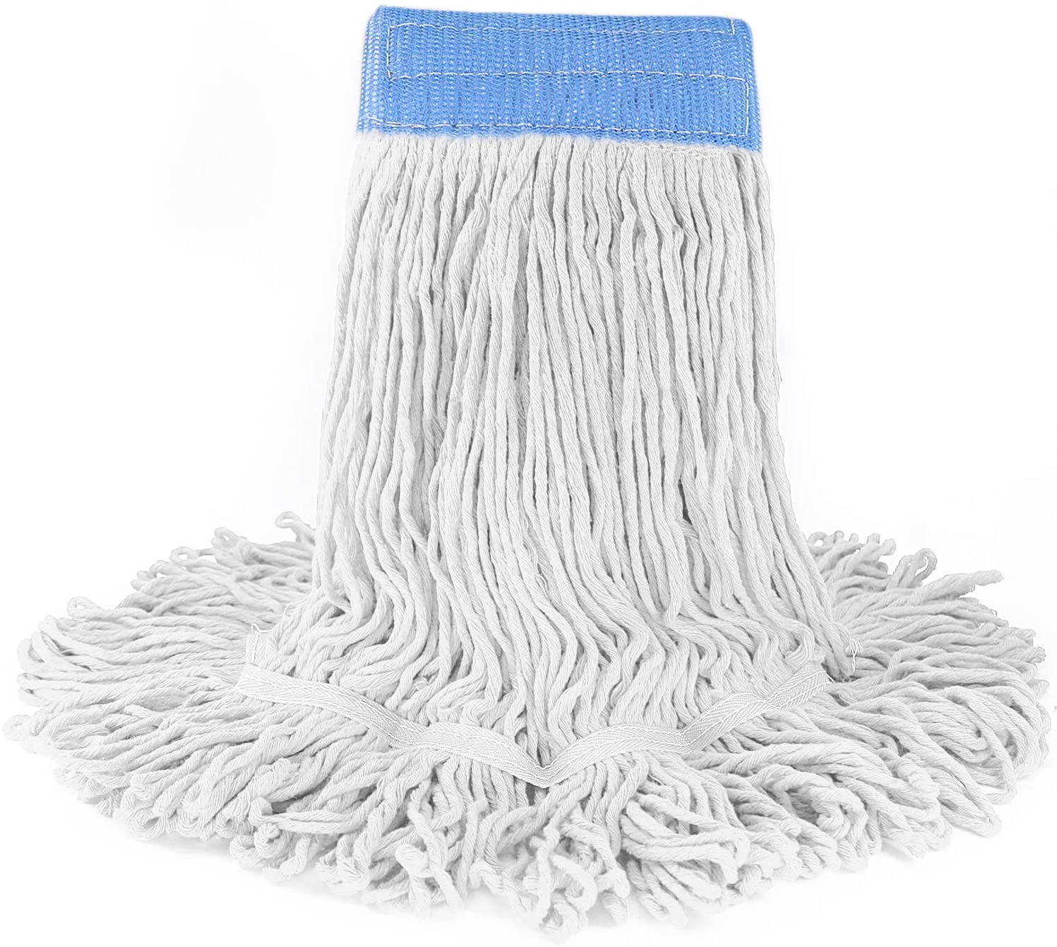 LoopEnd Cotton String Mop Head, Heavy Duty String Mop Refills, 6 Inch Headband, Mop Head