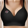 thumbnail image 5 of Ahuyic Summer Womens Bras,Plus Size Bras for Women,Woman's Printing Gathered Together Large Size Daily Bra Underwear No Rims, 5 of 5