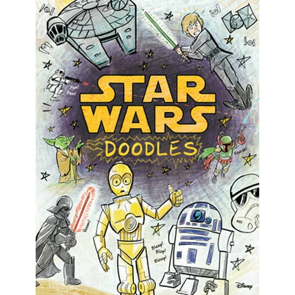 Pre-Owned Star Wars Doodles (Paperback 9781484706848) by Zack Giallongo
