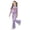Purple, variant on Girls' 2 Piece Flared Pants Set Summer Outfits Girls Clothes Size 8/9 Printed Short Sleeve Top Shirt and Bell Bottom Pants Size 7-8 Years Light Blue