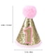 thumbnail image 3 of EeaseMX Glitter Sparkle 1st Birthday Cone Hat con diadema ajustable para suministros de fiesta para niña (rosa), 3 of 7