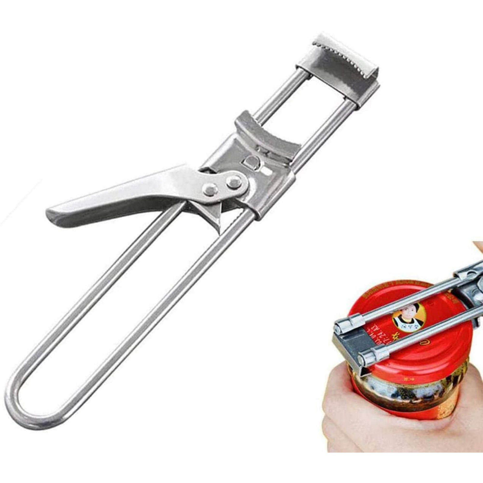 Tasty Stainless Steel Deluxe Can Opener with Bottle Opener, Royal Blue