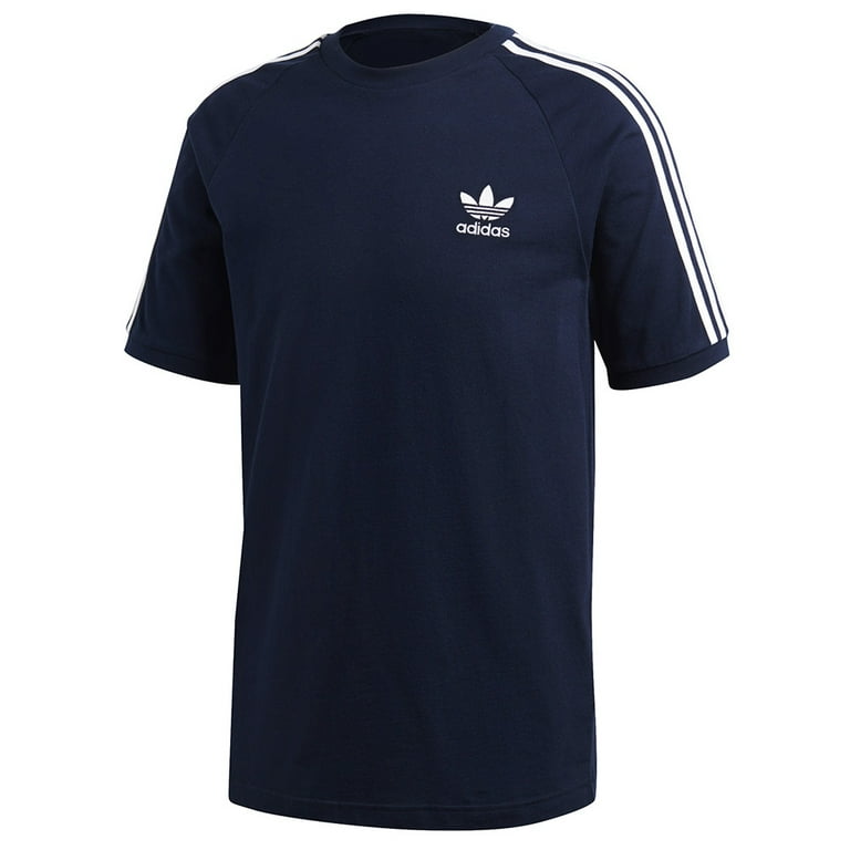 Adidas Men's Original Embroidered Trefoil Stripe California T