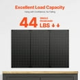 thumbnail image 2 of VEVOR Metal Pegboard Panels 3 Pcs 24" x 12" Wall Organizer for Garage Tool Storage, 2 of 8