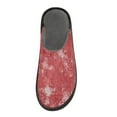 thumbnail image 3 of IAUYY Memory Foam House Slippers Suitable for Both Men and Women. Comfortable, Anti-Slip Plush Flat-Bottomed Slippers The Best Holiday Gift Paint Splatters on The Background, 3 of 9