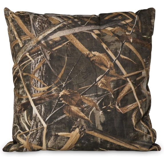 Realtree Max 5 Camo 18 x 18 Square Pillow Covers 2 Piece Printed Square Throw Pillows Covers for Outdoor, Home, Office, Sofa, Couch & Bed