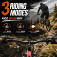 thumbnail image 6 of 750W Electric Bike with 48V Removable Battery, 19 MPH Max Speed, 30 Miles Range, 26" Tires, 3 Riding Modes, Lightweight E Bike, 6 of 12