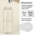 thumbnail image 2 of Belly Bottle Pregnancy Water Bottle Intake Tracker with Weekly Milestone Stickers (BPA-Free) Pregnancy Must Haves Gifts for First time Moms Essentials - Clear, 2 of 5
