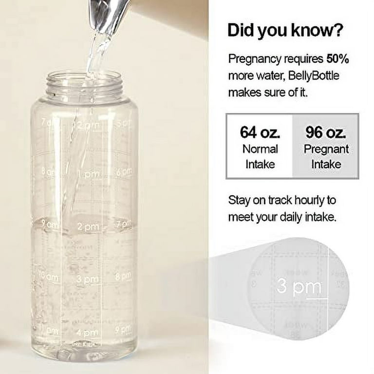 Belly Bottle Pregnancy Water Bottle Intake Tracker