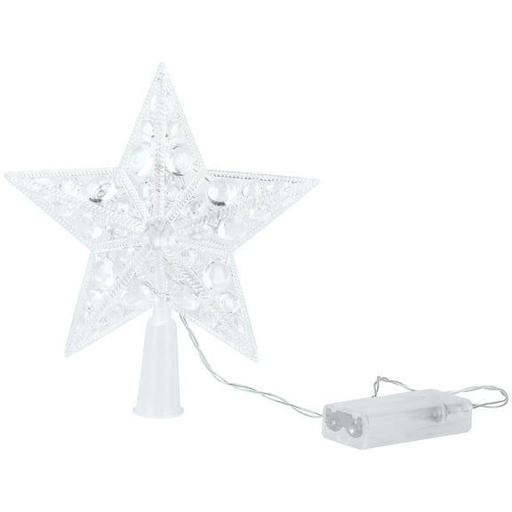 OUNONA 1Pc Transparent Star Christmas Tree Pendant Light for Tree Decoration