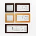thumbnail image 5 of Decorator Wall Plate Switch Outlet Cover Square Double Decorator, 5 of 7