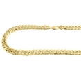 thumbnail image 6 of 10K Yellow Gold Semi Hollow 11 MM Miami Cuban Link Necklace Chain 34 inch, 6 of 8