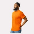 thumbnail image 4 of Gildan High Visibility Safety Pocket T-Shirt for Men, 50/50 Cotton/Polyester Hi-Vis Safety Work Tees, (Safety Orange 9pcs, XL), 4 of 5
