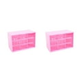 thumbnail image 3 of Decodeary Plastic Jiugongge Storage Drawer - Meticulous Workmanship And Fashionable Multi Grid Storage rose red Nine Palaces Grid 2Set, 3 of 6