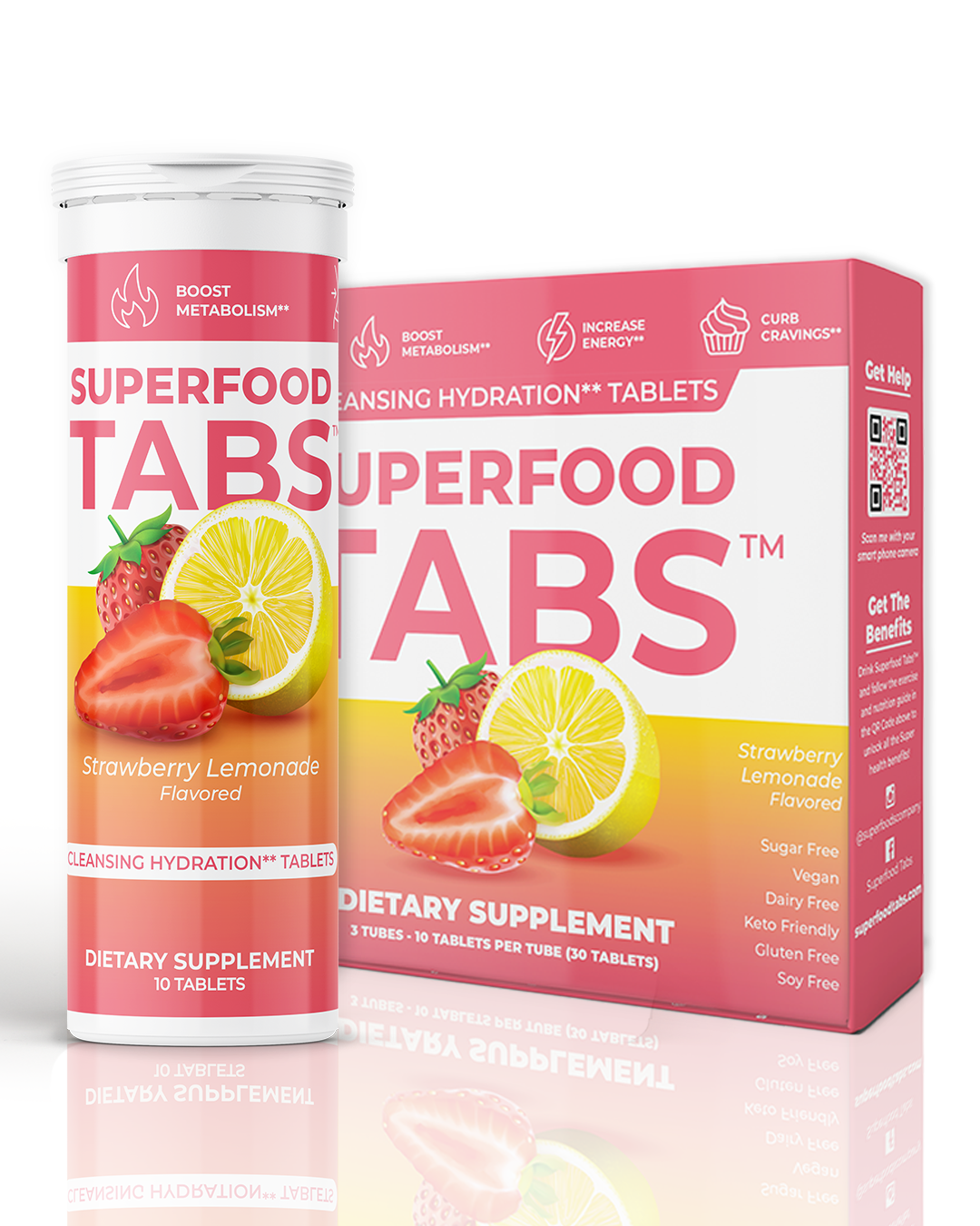 Superfood Tabs Detox Cleanse Drink Fizzy Dietary Supplement for Women