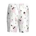 thumbnail image 4 of Yiaed Cute Poodle Dog for Men's Soft Sleep Pajama Short Lounging Pajama Shorts-Large, 4 of 8