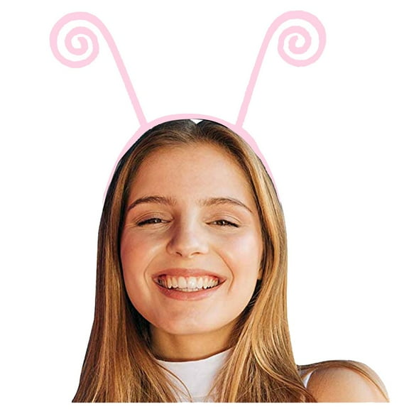 GTEYOIJN Unisex Dress up Funny Accessories Antenna Design Party Costume Dress up Headband Pink Hair Bands for Women's Hair