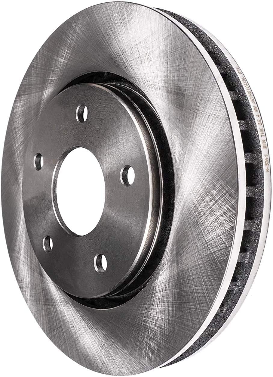 Detroit Axle - Front Disc Brake Rotors for 2006-2010 Ford Explorer Sport Trac Mercury Mountaineer 2007 2008 2009 Replacement