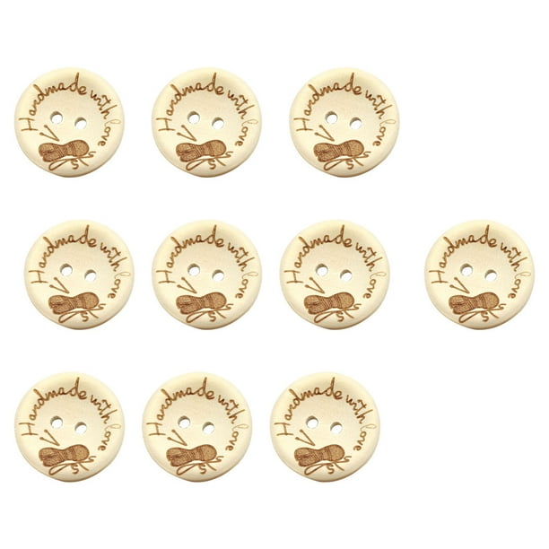Minnieouse 100 piezas botones de abeja amor 2 agujeros sujetadores para álbumes de recortes manualidades DIY botón de costura accesorios de ropa de Accesorios de disfraces 20mm/abeja Minnieouse AP010969-02