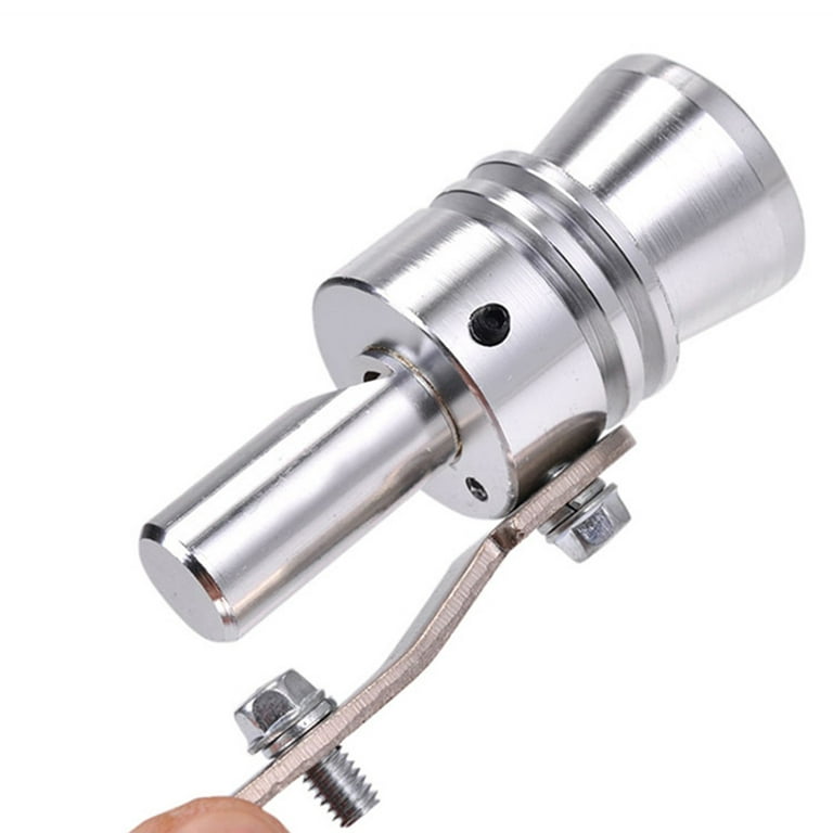 Folzery Car Turbo Whistle,Universal Aluminum Car Turbo Sound Exhaust  Muffler Pipe Whistl 
