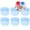 Blue, variant on Yoloke Round Cake Pans, 6 Pcs Silicone Cake Molds for Baking, Nonstick & Quick Release Circle Cake Pans for Layer Cake, Smash Cake and Cheese Cake