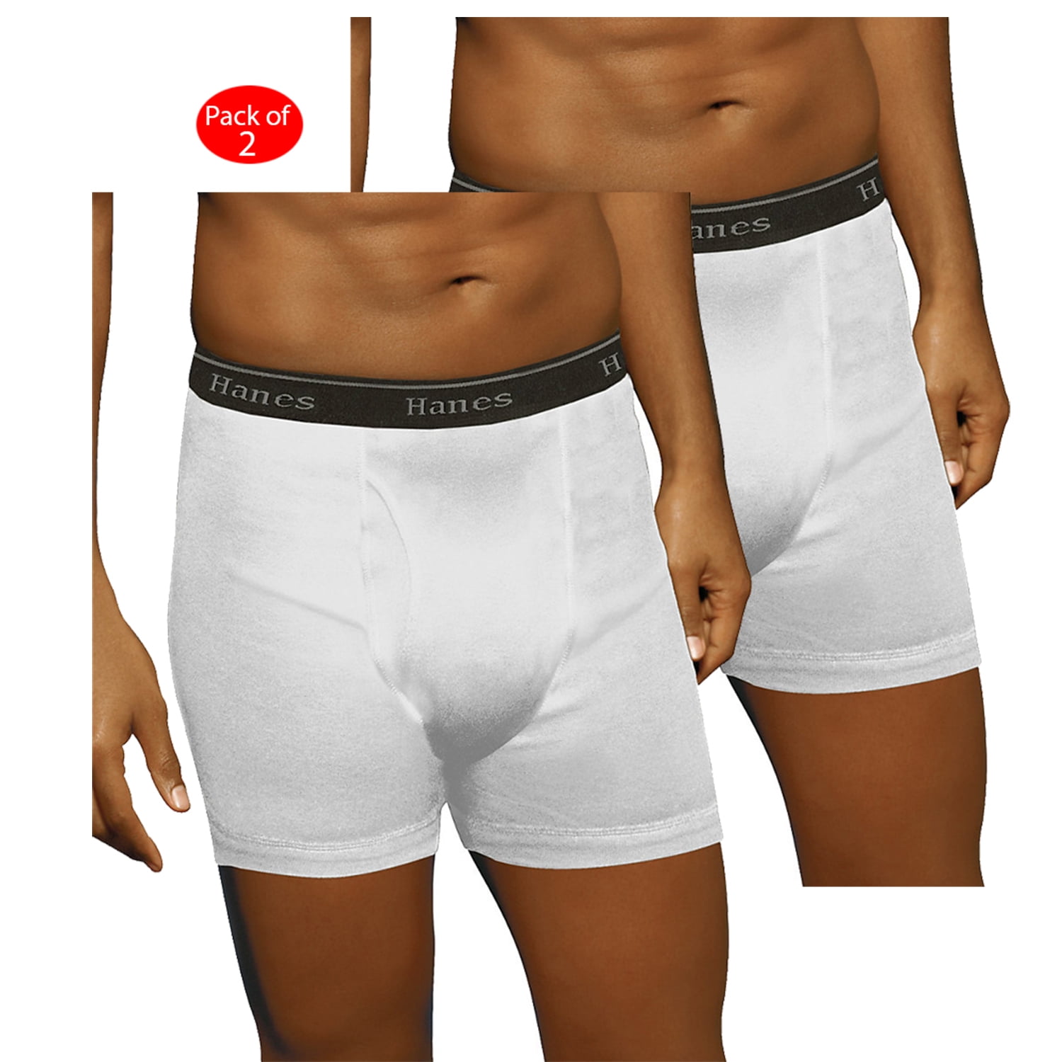 Hanes Hanes Classics Men's TAGLESS; No Rideup Boxer Briefs with