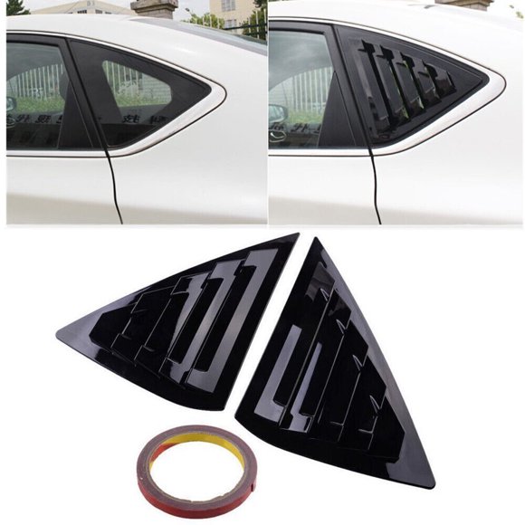 for Nissan Sentra 2013 - 2019 Glossy Black Side Vent Window Shutter Cover -