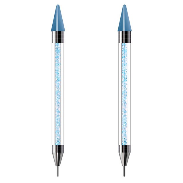 Pluma de selección de diamantes de imitación, pluma de selección de cristal de gema de crayón de dibujo de diamante de doble punta, herramienta de decoración DIY para arte de uñas MFZFUKR CPB-DE-LYY255-6