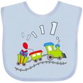 thumbnail image 3 of Inktastic 1st Birthday Party Train Boys or Girls Baby Bib, 3 of 4