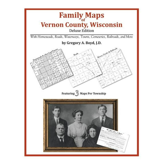 Family Maps of Vernon County, Wisconsin