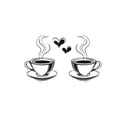 thumbnail image 2 of Removable Peel and Stick Wall decal, Black Wall decor with Coffee & Heart Motifs, Vinyl Construction, Wall Art for Kitchen, Coffee Bar Wall decor, Heart decorations for Home, Home, 2 of 8