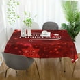 thumbnail image 5 of GZHJMY Merry Christmas Outdoor Tablecloth 60x108In,Rectangle Table Cover Kitchen Dinner for Outdoor and Indoor Party Holiday Hotel BBQ-Christmas48 Home Decor, 5 of 7