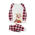thumbnail image 3 of Fiomva Christmas Family Matching Pajamas Long Sleeve Pj Set Festival Party Sleepwear with Button S-XXL, 3 of 10