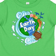 thumbnail image 4 of Inktastic Earth Day Turtle Planet with Waves and Birds Boys or Girls Toddler T-Shirt, 4 of 5