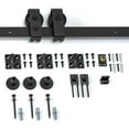 thumbnail image 2 of LDB_BUILDING 4.3FT/52" Bi-Folding Sliding Barn Door Hardware Kit for 2 Doors,T Shape Roller(Doors not Included), 2 of 7