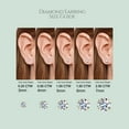 thumbnail image 5 of CROPD Cubic Zirconia Earrings Studs for Women Men, 14K White/Yellow Gold Over Fake Diamond Earrings AAAAA+ CZ Stud Earrings Hypoallergenic Piercing Earring Sets for Women Men Sensitive Ears, 5 of 7