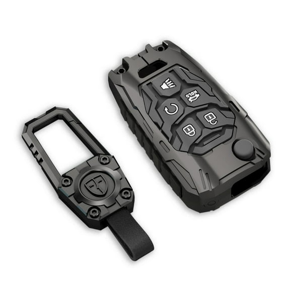 Zinc Alloy Key Fob Cover,Keychain,Full Protection Car Key Case for Chevy Aveo Colorado Camaro Cruze GMC Terrain Buick Lacrosse Regal Verano Encore Smart Keyshell Accessories