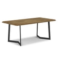 thumbnail image 5 of Simpli Home Watkins SOLID MANGO WOOD and Metal 72 inch x 36 inch Rectangle Modern Dining Table with Inverted Metal Base in Light Brown, 5 of 12
