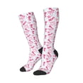thumbnail image 2 of Fotbe Seahorse and Starfish print Women's Men's Novelty Crew Socks Cotton Socks Knee High Socks for Walking,Running,Nurses,Pregnancy, 2 of 9