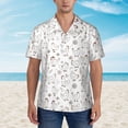thumbnail image 4 of Lsque Funny Chicken pattern Hawaiian Shirt for Men, Unisex Summer Beach Casual Short Sleeve Button Down Shirts-3X-Large, 4 of 9
