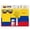 Columbia, variant on 6PCS WOr1d Cup 2026 Soccer Fan Support Kit, WOr1d Cup Merch for Fans Accessories, Flag, Scarf, Glasses, Clapper, Face Paint & Wristband, Fan Cheering Props for Match Day & Parties - Argentina
