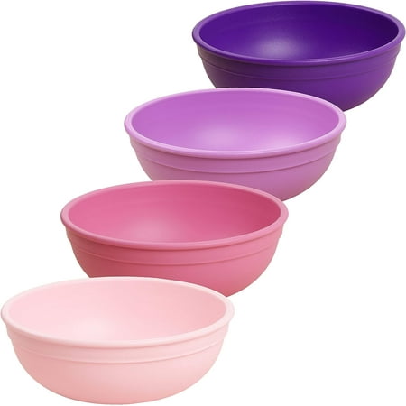 

Made In Toddler Bowls Set Of 4 20 Oz - Eco-Friendly cycled Plastic Bowls For Kids W/O BPA - Dishwasher Microwave Safe Bowls For Toddlers - 5.75 X 2 Princess+