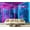 Color10, variant on Peel and Stick Wallpaper Canvas 80s Retro Room Synthwave Modern Art Wall Mural Decor Self Adhesive and Removable 69in x 98in
