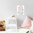 thumbnail image 6 of WIRESTER Alphabet Educational Poster Hanger Frame Alphabet Wall Art for Nursery Kids Room Playroom Classroom Preschool Décor - Motivational Words Alphabet, 6 of 7