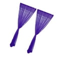 thumbnail image 1 of fastboy 2 Panel Kitchen Curtain Sheer Door Window Voile Drape Purple - 200x270cm, 1 of 9