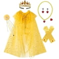 thumbnail image 1 of Txlixc Capa de princesa, collar de varita de la Corona de la chica Txlixc  moda, 1 of 1
