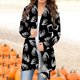 thumbnail image 2 of Camiseta de manga larga para mujer, cárdigan de otoño, cárdigan suelto, camisa estampada, cárdigan, Top, cárdigan de Halloween, camisa Pompotops qwe20930, 2 of 5