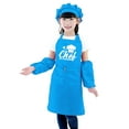 thumbnail image 3 of Kids Aprons for Cooking and Baking with Draw String Bag - 5 Piece Set, 3 of 4